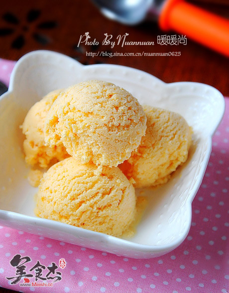 Homemade Papaya Ice Cream recipe