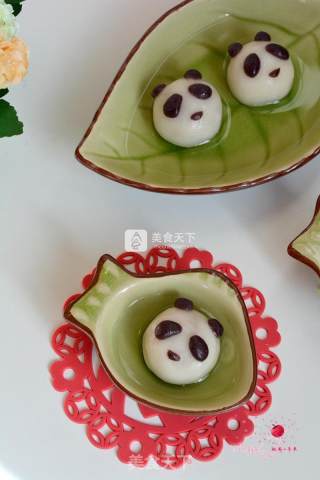 Hericium Glutinous Rice Balls and Panda Glutinous Rice Balls recipe