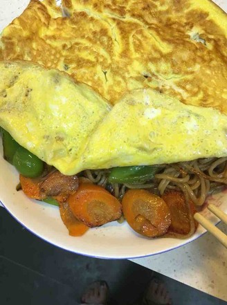 Egg Fried Noodles Northeast Hotel Edition recipe