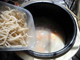 Braised Pigeon Noodles with Sweet Potatoes recipe