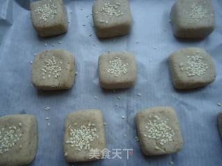 Sesame Glutinous Rice Mung Bean Cake recipe