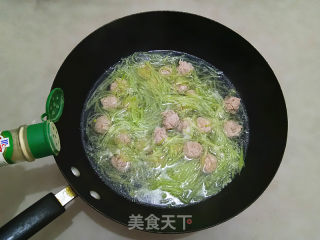 Green Radish Meatball Soup recipe