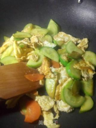 Fried Cucumber with Egg recipe