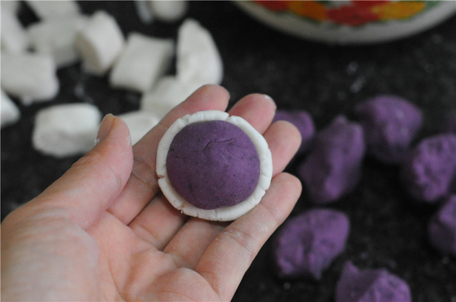 Purple Sweet Potato Yam Balls recipe