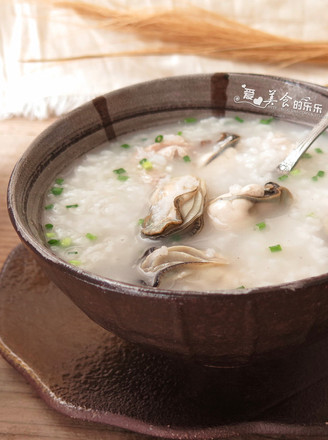 Oyster and Lean Pork Congee recipe