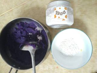 Lotus Root Flour and Purple Sweet Potato Paste recipe