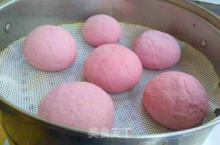 Purple Sweet Potato Watermelon Bun recipe