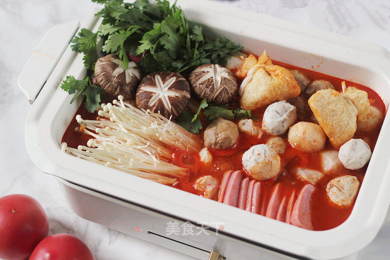 The First Choice for Summer Hotpot [heavy Soup Red Tomato Hot Pot]