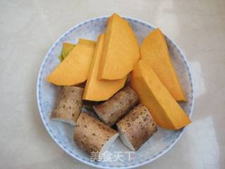 [winter Healthy Vegetables] Heart-to-heart—pumpkin and Yam Puree in Honey Sauce recipe