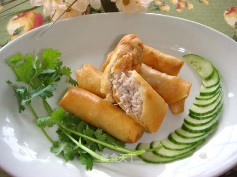 Crab Meat Spring Rolls recipe