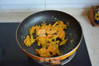 Baked Pumpkin with Salted Egg Yolk recipe