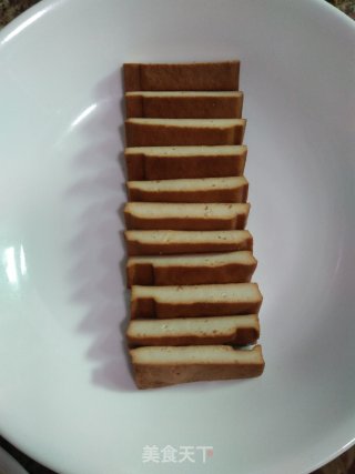 Dried Tofu with Cold Dressing recipe