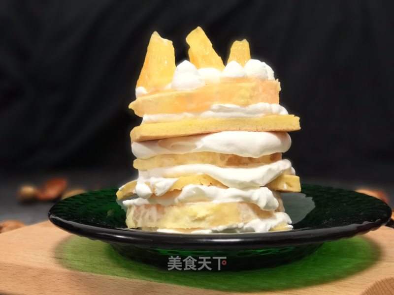 You Can't Put It Down-orange Cake Tower recipe