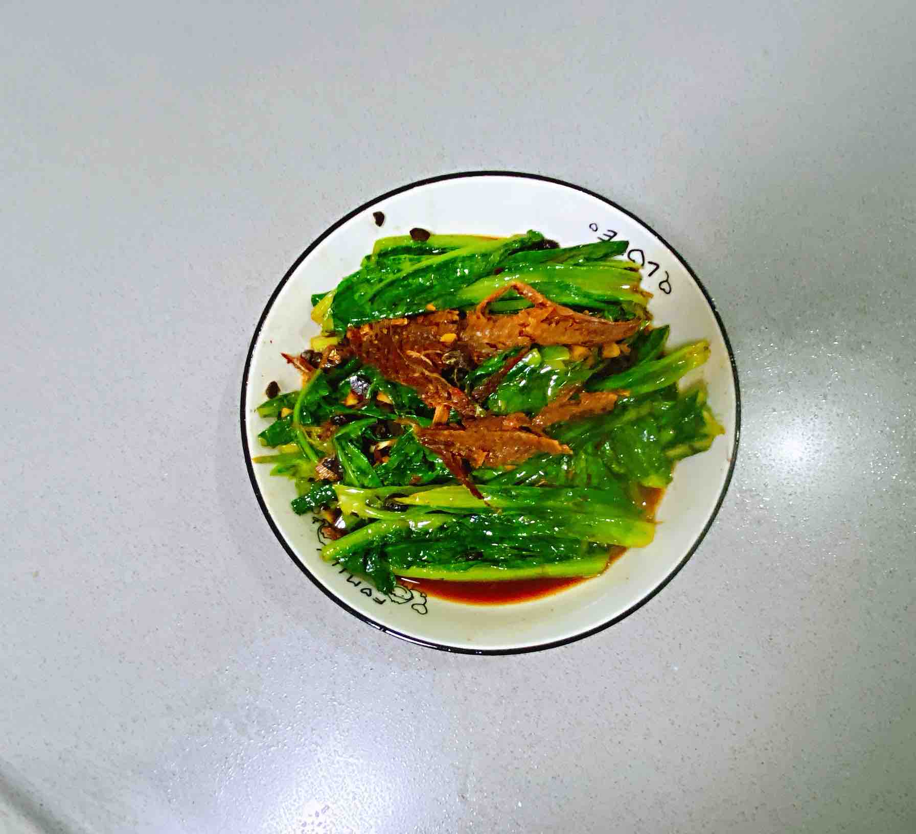 [recipe for Pregnant Women] Lettuce with Tempeh and Dace in Oil, Fresh and Fragrant, recipe