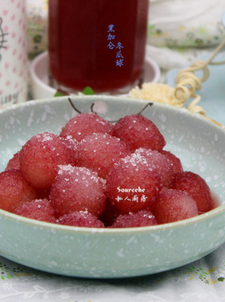 Blackcurrant Winter Melon Balls recipe