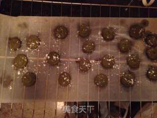 Almond Matcha Cookies recipe