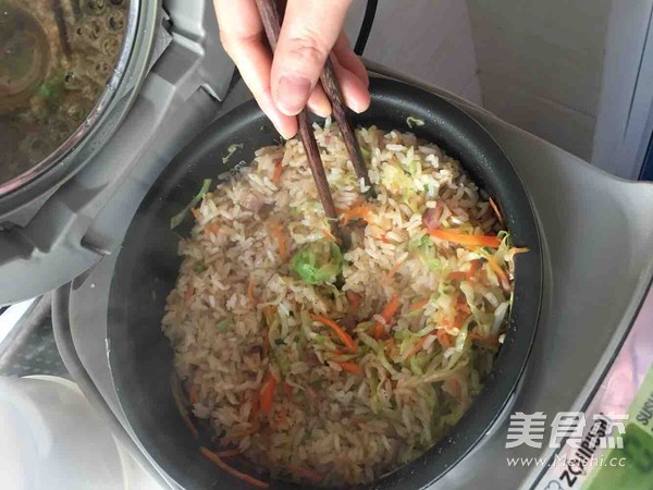 Sausage Rice with Salty Rice recipe