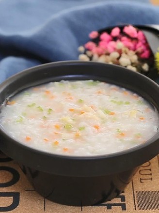 Healthy Recipes for Baby with Fresh Shell and Vegetable Porridge recipe