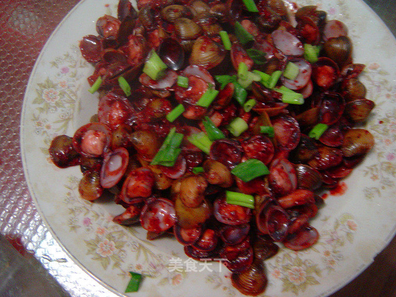 [fuzhou Home Cooking] Stir-fried Clams with Red Glutinous Rice recipe