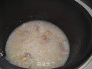 Two Rice Congee with Fresh Lotus and Lean Pork recipe