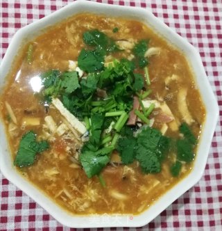 Autumn and Winter Low-fat Warm Stomach Hot and Sour Soup is Delicious But Not Fat recipe