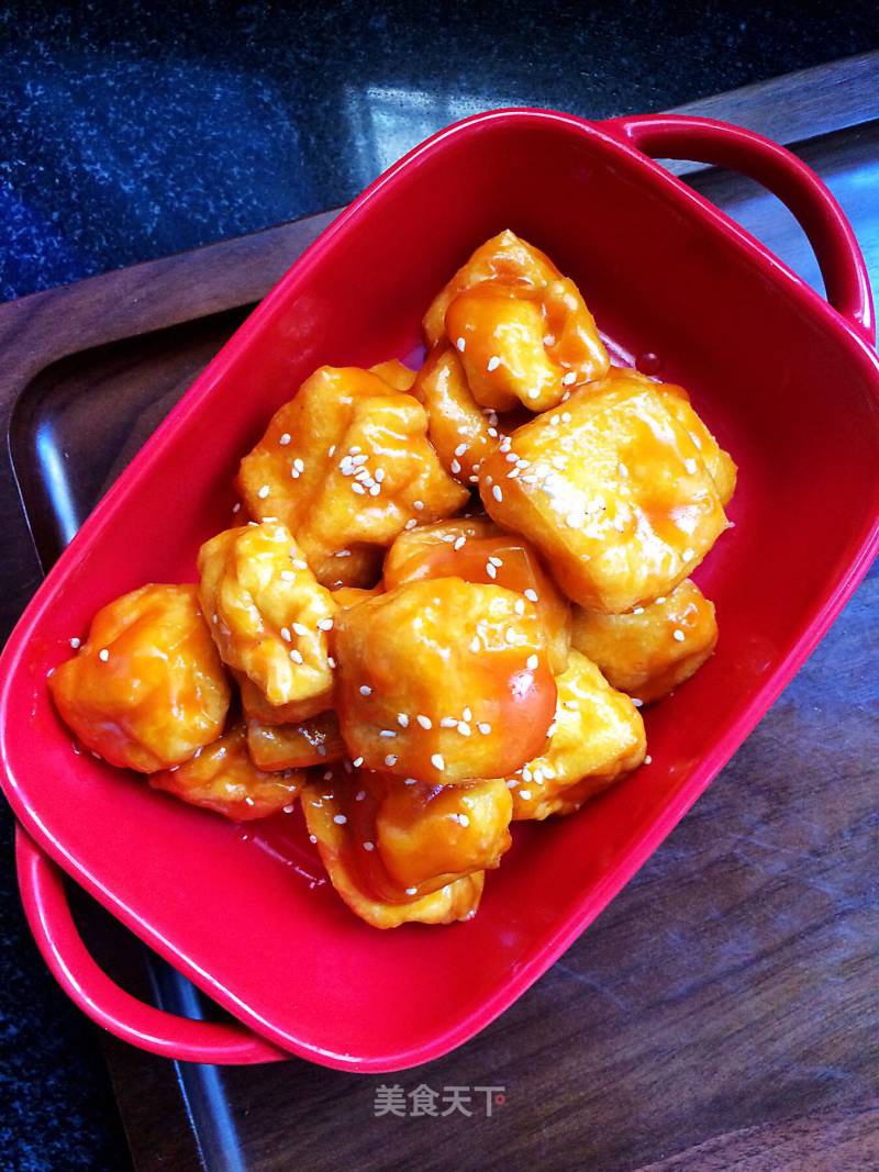 Tomato Sauce Soaked Tofu recipe