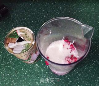 Dragon Fruit Coconut Milk Sago recipe