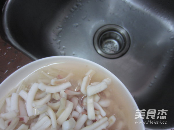 Steamed Squid recipe