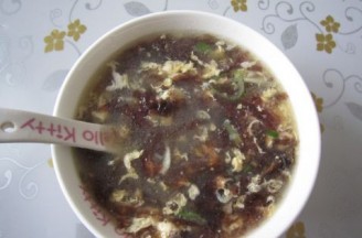 Egg Flower Seaweed Soup