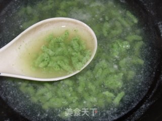 Spinach and Fish Paste Soup recipe