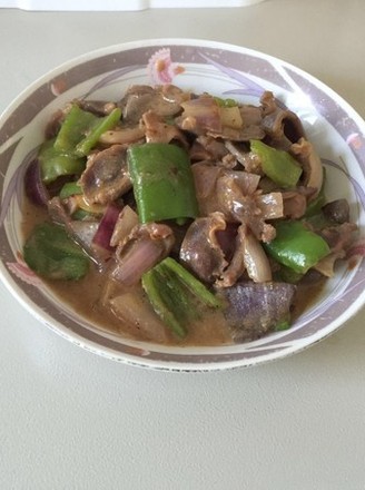 Stir Fried Duck Gizzards recipe