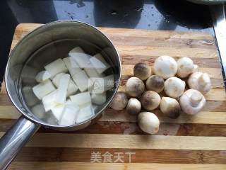 Hen and Yam Mushroom Soup recipe