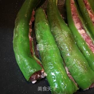 Green Pepper Stuffed Meat recipe