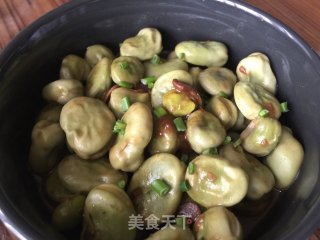 A Quick-hand Dish Made in Ten Minutes-roasted Broad Beans in Soy Sauce recipe