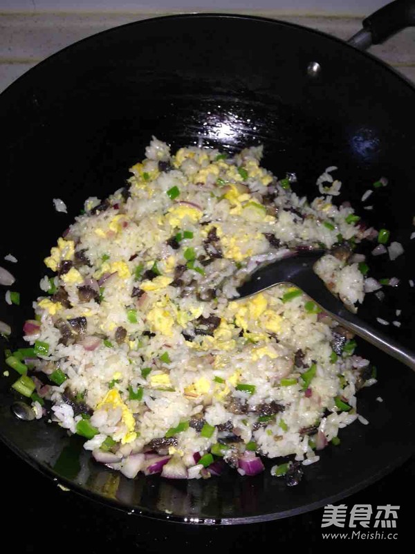 Fried Rice with Sea Cucumber recipe