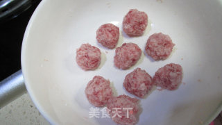 Purple Flower Mushroom Meatball Soup recipe