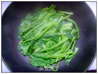 Spinach in Clear Soup. recipe