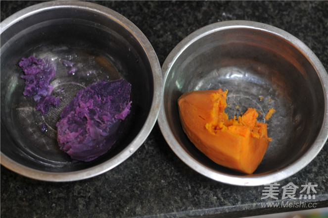 Colorful Fruit Taro Balls recipe