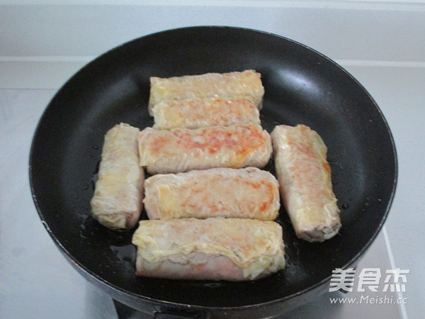 Tofu Cloth Meat Rolls recipe