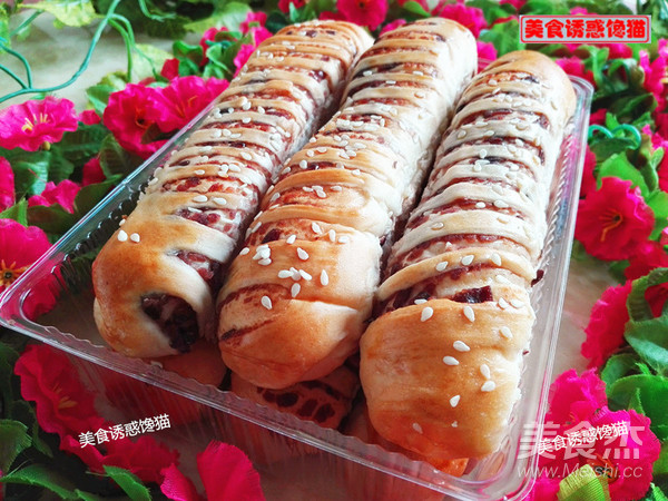 Bean Paste Bread Bars recipe