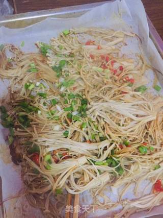 Roasted Enoki Mushrooms recipe
