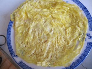 Cucumber Mixed with Egg Shreds recipe