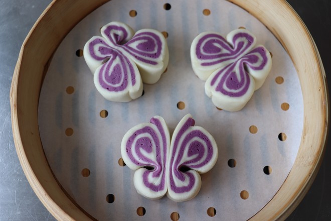 Two-color Pansy Roll recipe