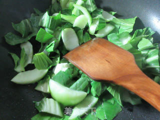 Boiled Tofu with Shrimp and Green Vegetables recipe