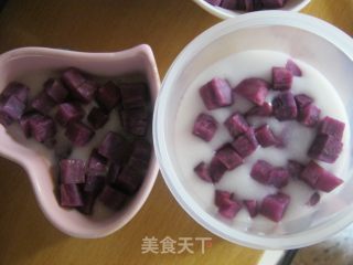 Purple Potato Pudding recipe