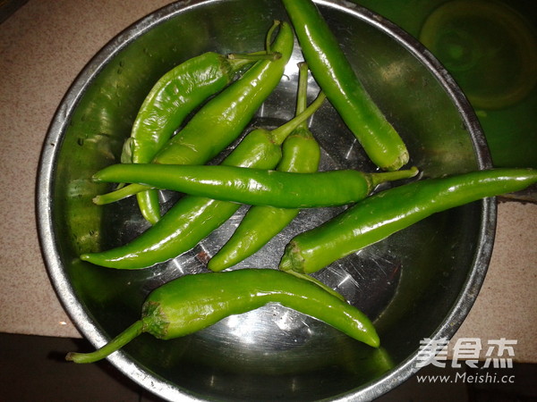 Stir-fried Dried Radish with Green Pepper recipe