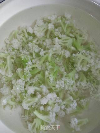 Stir-fried Organic Cauliflower with Shiitake Mushrooms recipe