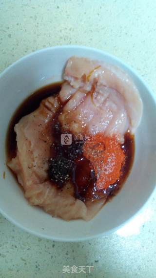Grilled Chicken Chop Rice recipe
