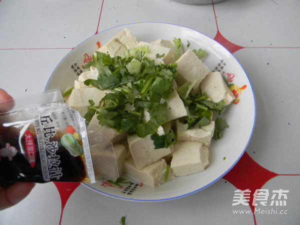 Tofu with Salad Dressing recipe