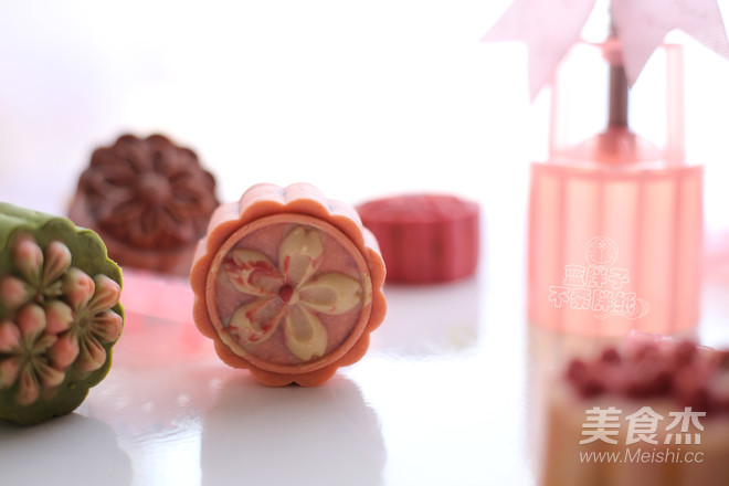 Super High-value Peach Mountain Skin Mooncakes recipe